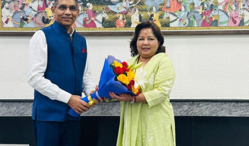  परराष्ट्रमन्त्री डा आरजु राणा देउवा नयाँ दिल्लीमा
