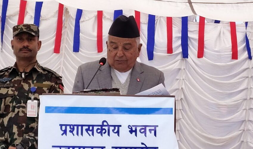  नेपाली जनताको लामो संघर्ष र बलिदानपछि सङ्घीय लोकतान्त्रिक गणतन्त्र स्थापना : राष्ट्रपति