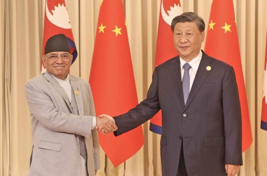  प्रधानमन्त्री पुष्पकमल दाहाल (प्रचण्ड) र चिनियाँ राष्ट्रपति सीबीच भेटवार्ता