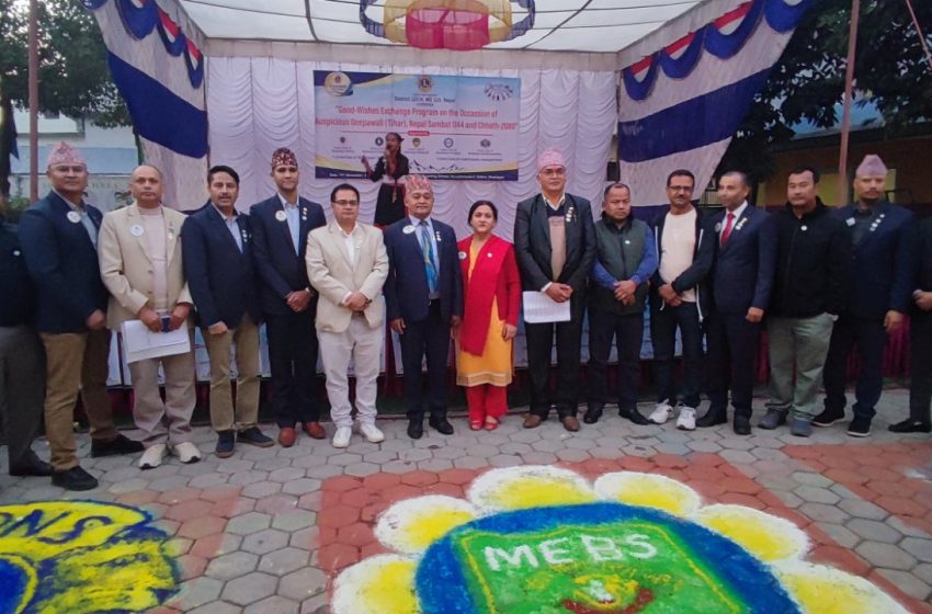  लायन्स इन्टरनेशनल डिष्ट्रिक ३२५ एच बाट भुकम्प पीडितहरुको लागि ६ लाख रकम संकलन