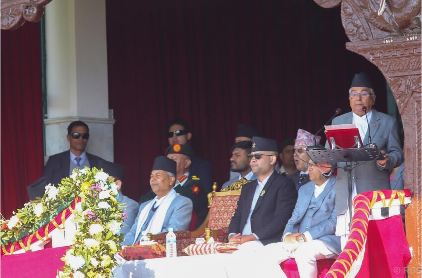  दृढ अठोट र ऊर्जासहित आचरणशील र चरित्रवान नेतृत्वको खाँचो छ : राष्ट्रपति रामचन्द्र पौडेल